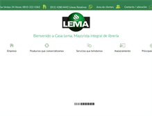 Tablet Screenshot of casalema.com.ar
